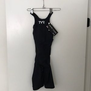 Women’s TYR Avictor racing suit.
